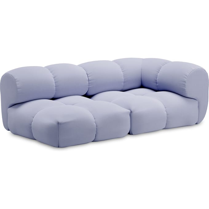 Objekte unserer Tage zander Sofa Design 03 rechts (2,5--zit) - Vidar 0723 lila blauw
