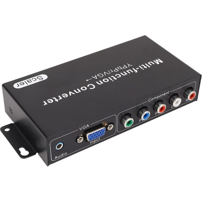 YPbPr VGA naar HD Multimedia Interface Converter 1080P Video Geluid Converter Adapter voor HDTV UK Plug