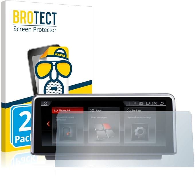 BROTECT - Screenprotector voor NaviFly Android (10.2") - Folie Beschermfolie matte 2 Stuks