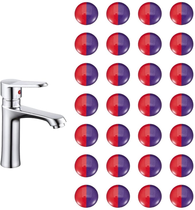 Dailygoods- Taps Stickers 28 Stuks - Waterdichte/duurzame Stickers