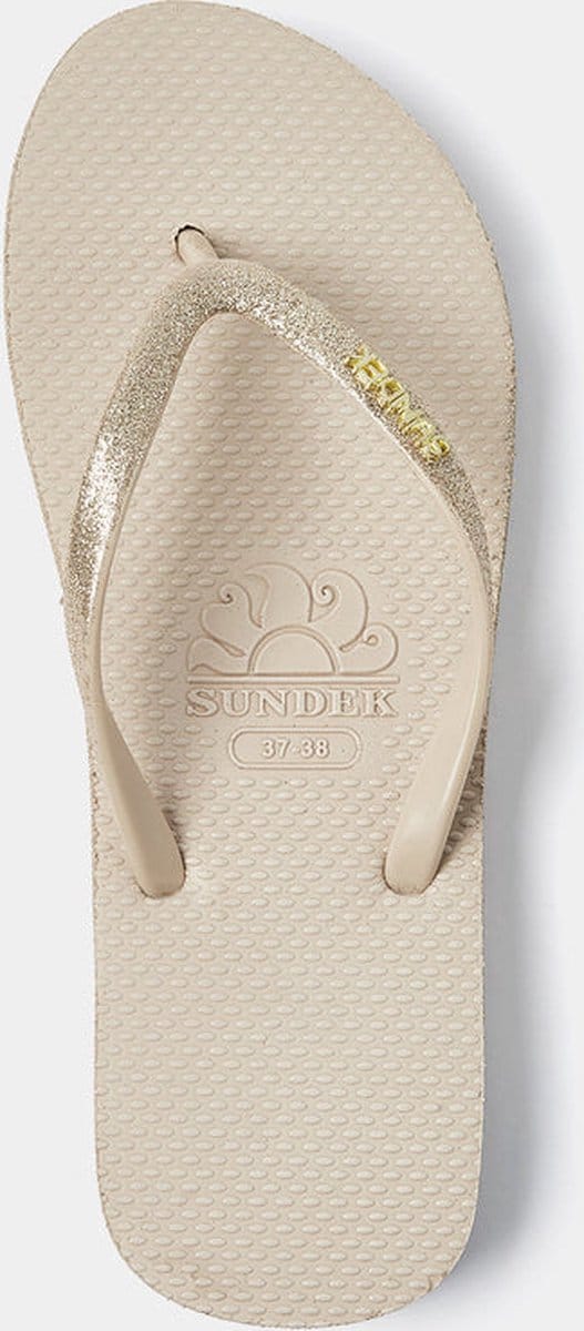 Sundek Glitter Slippers Beige EU 35-36
