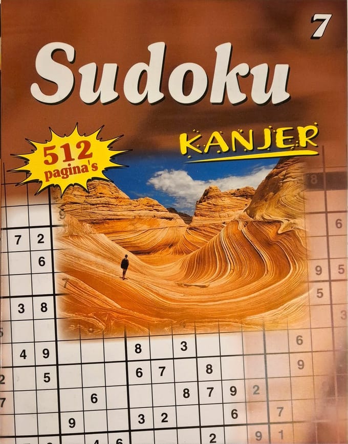 Sudoku KANJER Puzzelboek