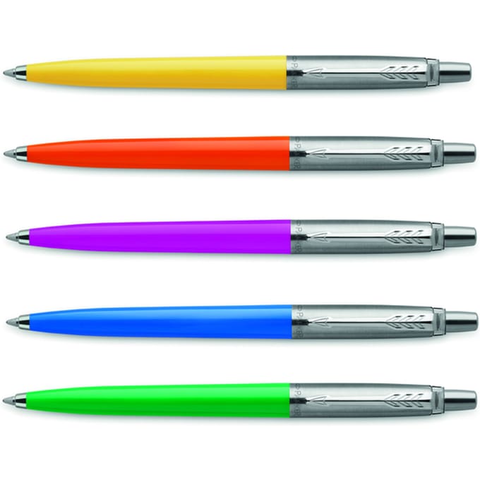 Balpen Parker Jotter Original CT M transitbox 20 assortikleuren