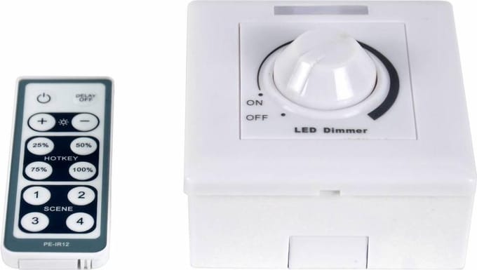 LED dimmer 200 Watt incl. afstandsbediening - Crius
