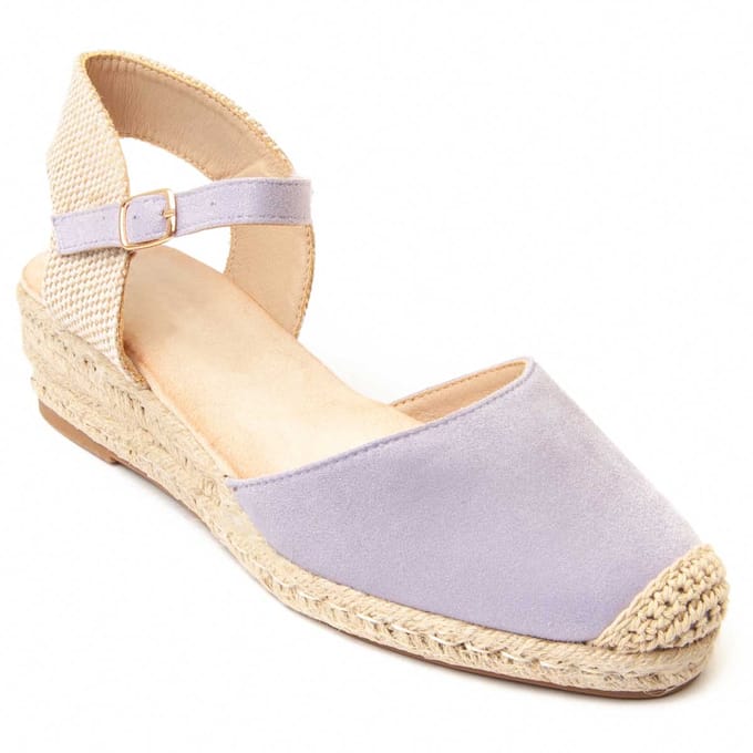 Espadrille compensée pour femme Montevita Spartsum18 90000 37 lilas