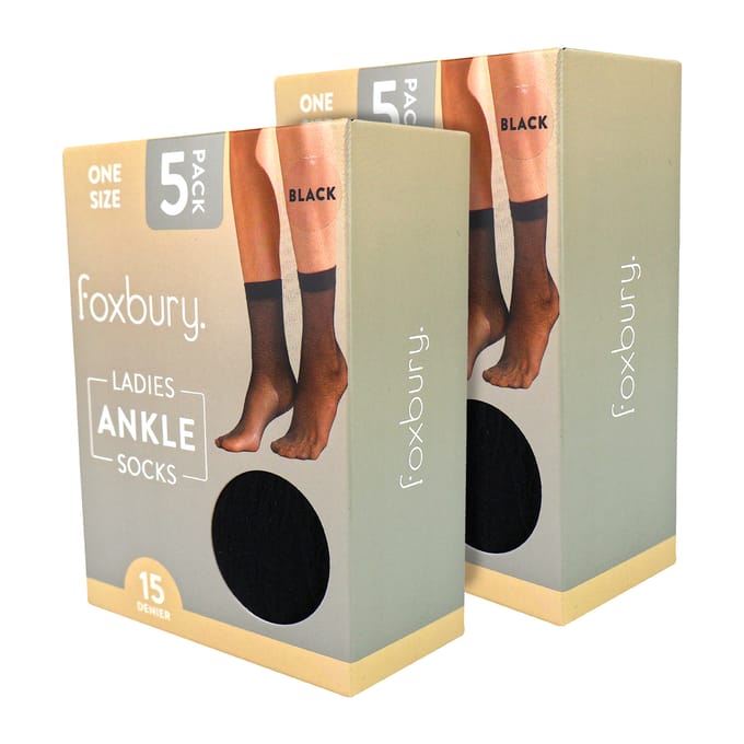 10-Pack Dames Enkelsokken 15 Denier Lichtgewicht Transparante Sokken