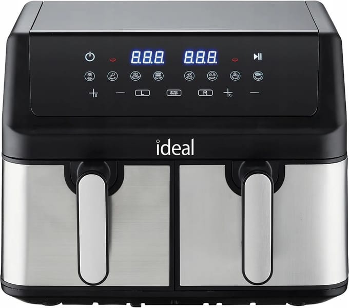 Ideal IK1500 Serie - Heteluchtfriteuse - 9L - Dubbele Korf - 2000W