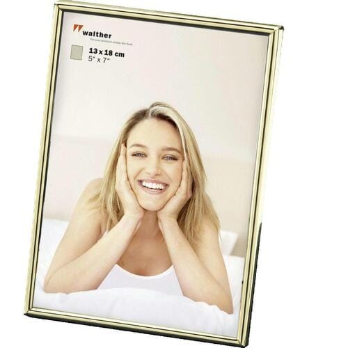 walther+ design WD318G Wissellijst Papierformaat: 13 x 18 cm Goud