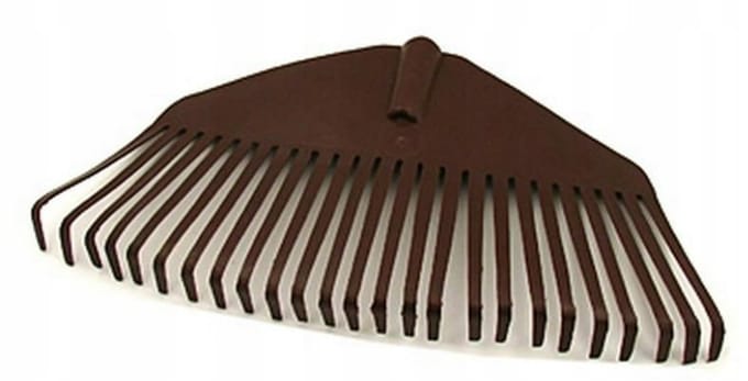 Plastic Bladegras Harken 39cm, Platte Tanden