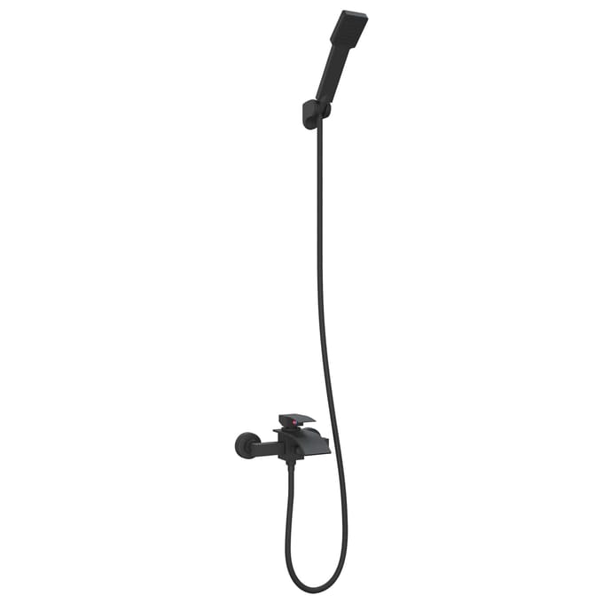 vidaXL - Douchkop - Set - Zwart - G - 1/2 - inches