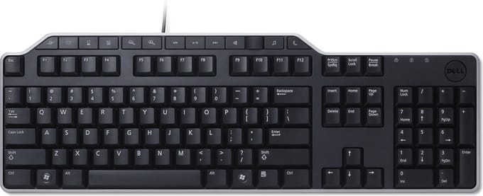 DELL KB522 toetsenbord USB QWERTY US International Zwart