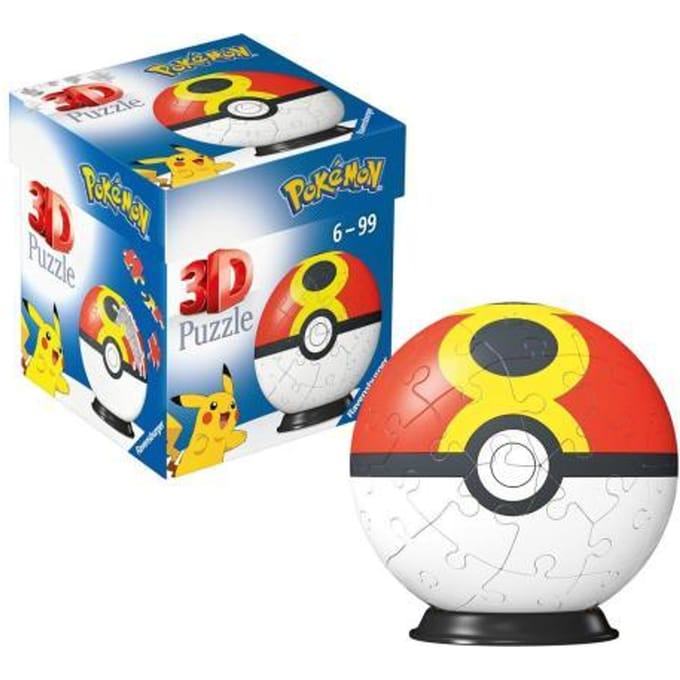 Ravensburger 3D Puzzle Ball Pokémon Poké Ball 54 pcs. 3D Puzzels
