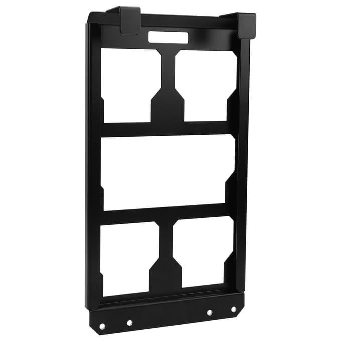 Plaque de montage, S'attache à la poignée de la servante à roulettes, Support de rangement pour Système de boîte à outils black