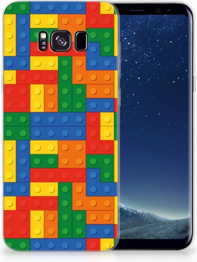 Back Cover voor Samsung Galaxy S8 Plus TPU bumper Blokken