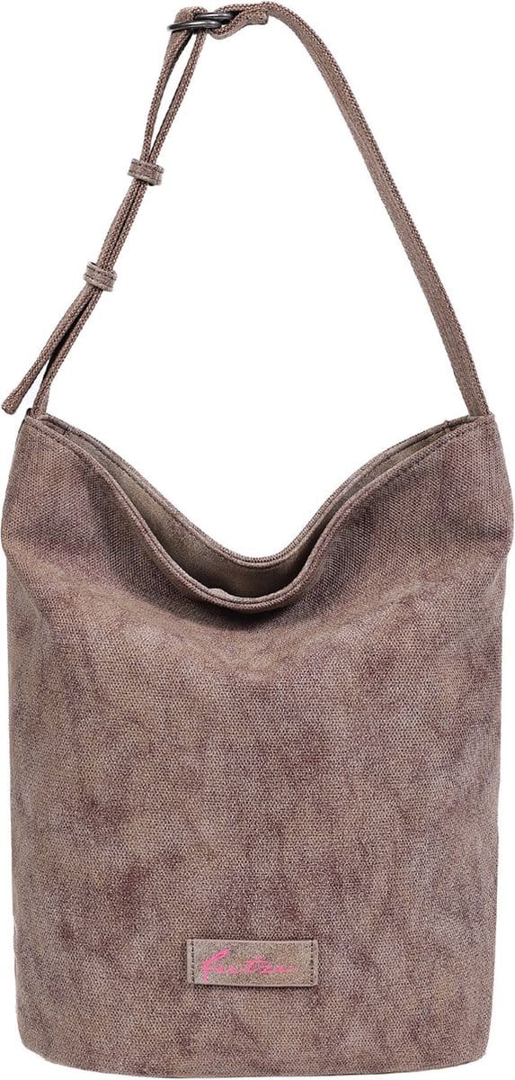 Fritzi aus Preußen Schoudertas Sumo01 Rub Mix Hobo Bag Old Wood Bruine