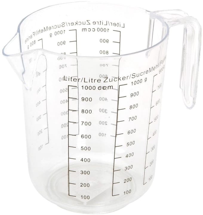 Basic Transparante Maatbeker 1L