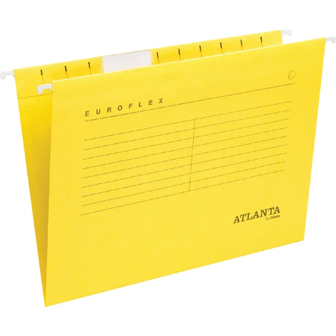Hangmap Djois Euroflex recycled A4 V-bodem geel