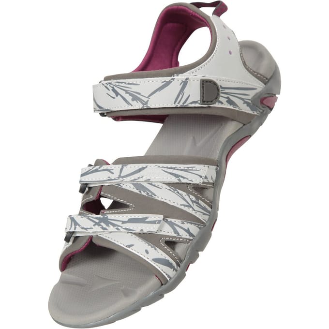 Mountain Warehouse Dames/Dames Santorini Breed Sandalen (Lichtgrijs)
