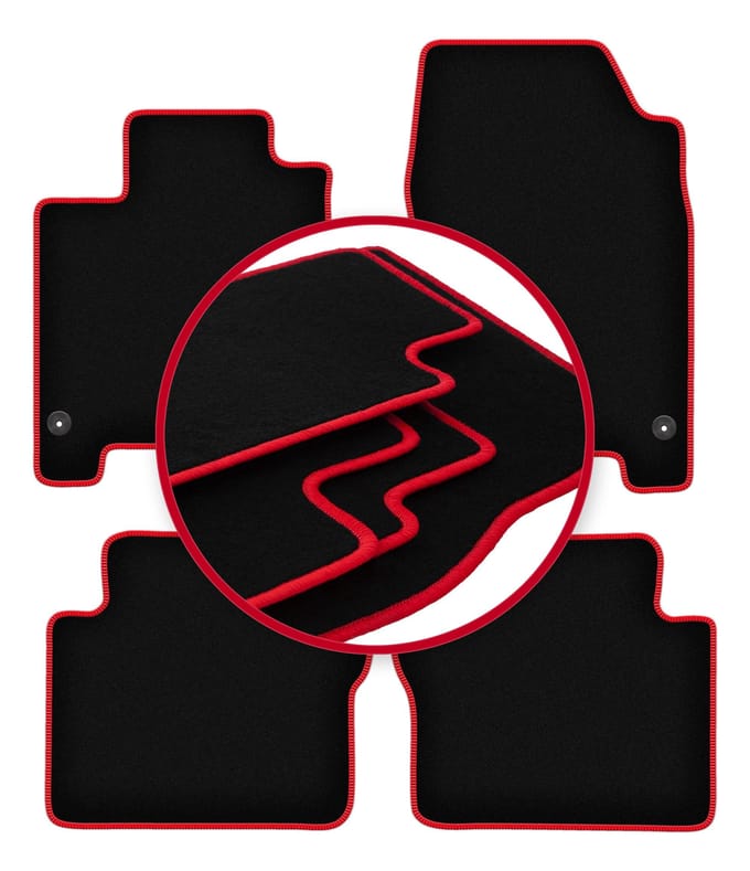 CARLUX-RED automatten voor: Renault Koleos I SUV (2007-2016)