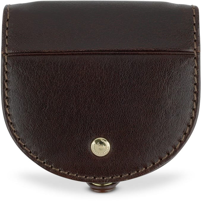 bugatti weense doos Neaples Coin Pouch Brown donkerbruin