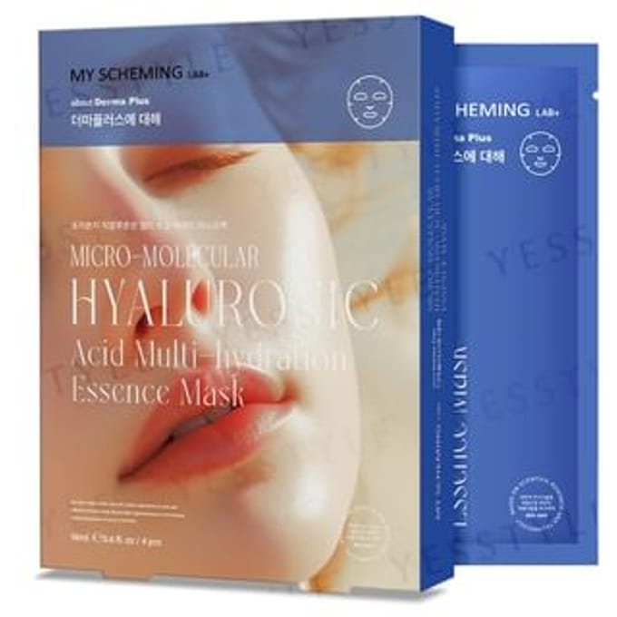 My Scheming - Micro-Molecular Hyaluronic Acid Multi-Hydration Essence Mask 4 pcs