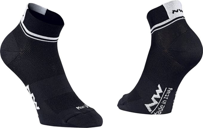 Northwave Logo 2 Dames fietssokken Zwart/Wit 37/39
