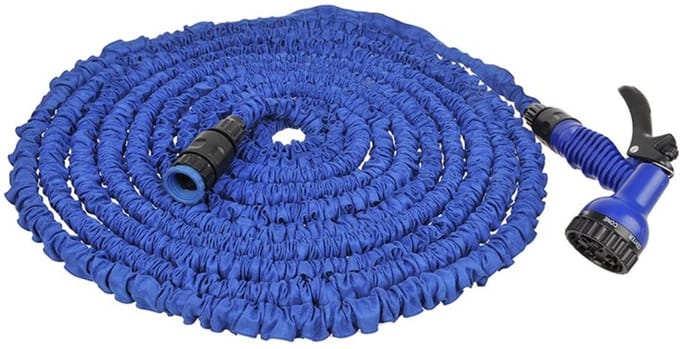 Proplus Uitrekbare Tuinslang 22,5 Meter Met Spuitkop Blauw