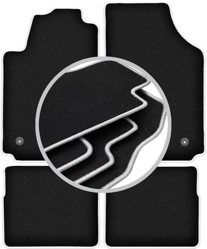CARLUX-SILVER automatten voor: Audi A2 hatchback (2000-2005)