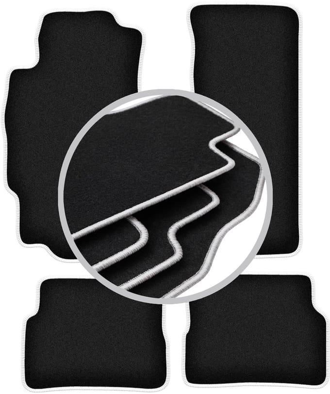 CARLUX-SILVER automatten voor: Mazda RX-8 coupé (2003-2012)