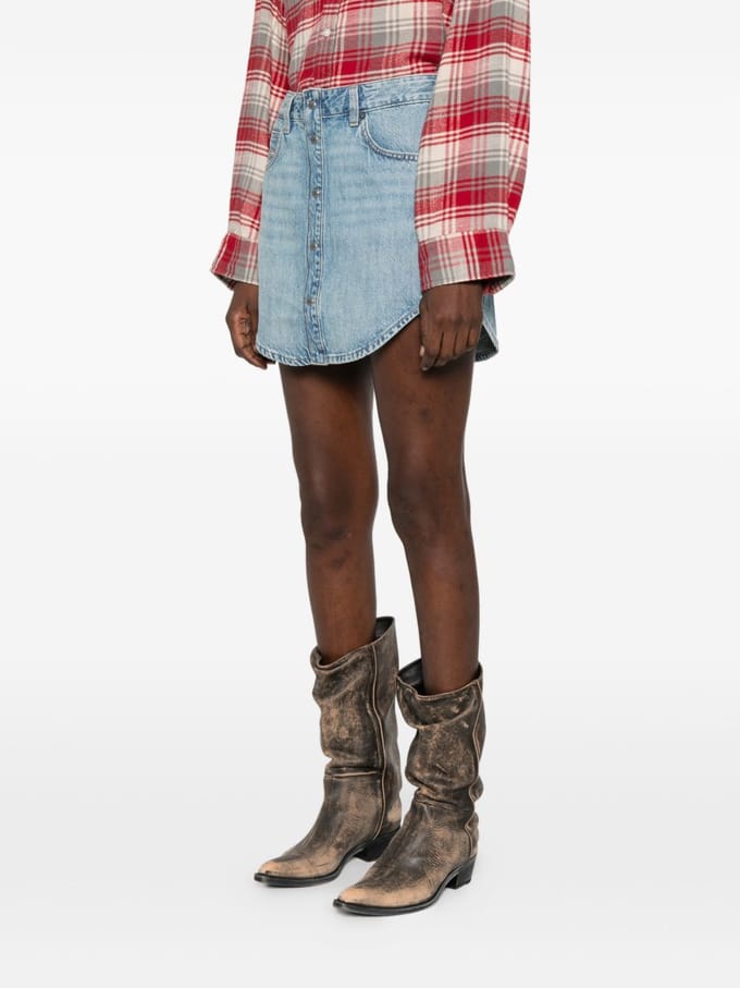 Diesel rok de-ard vrouw blauw