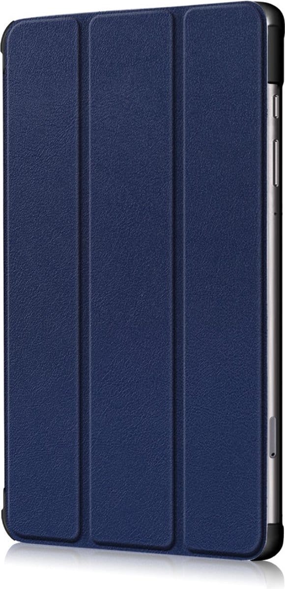 Arara Hoes Geschikt voor Samsung Galaxy Tab A7 Lite (8.7 inch) Tri-Fold bookcase - Donker Blauw