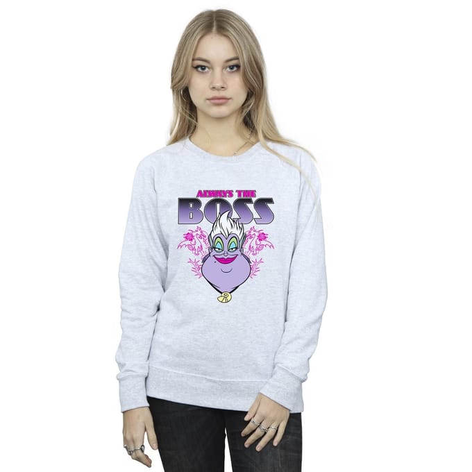 Disney Dames/Dames De Kleine Zeemeermin Ursula Mama Is De Baas Sweatshirt (Sportgrijs)