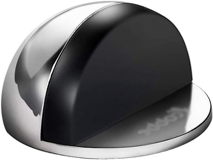 Deurstopper - Deurdemper - Muren Beschermen - Geluid Dempend - 300 Gram - Zilver