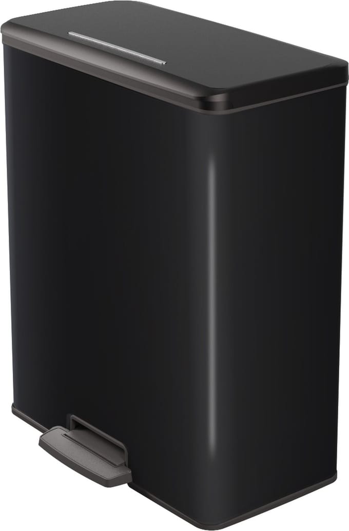 Curver Decobin Prullenbak - 65L - Rechthoekig - Zwart
