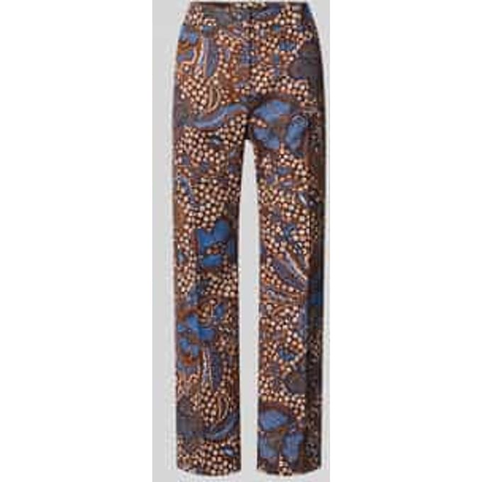 Smalle broek van katoenmix model 'DONDE'