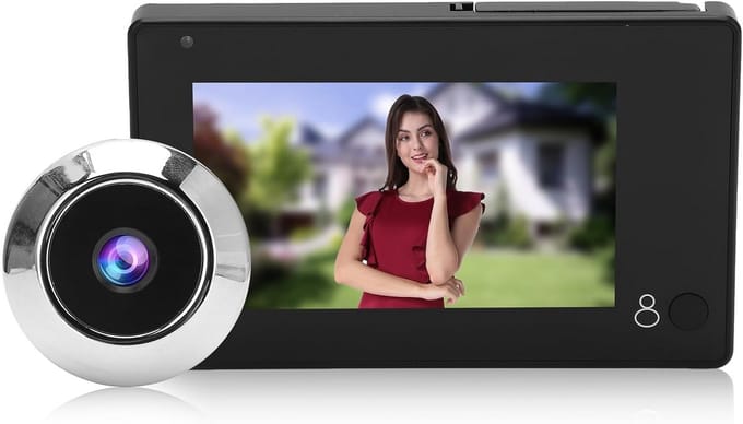 Slimme Draadloze Deurbel Camera met 4.3 Inch Kleurenscherm en Groothoek