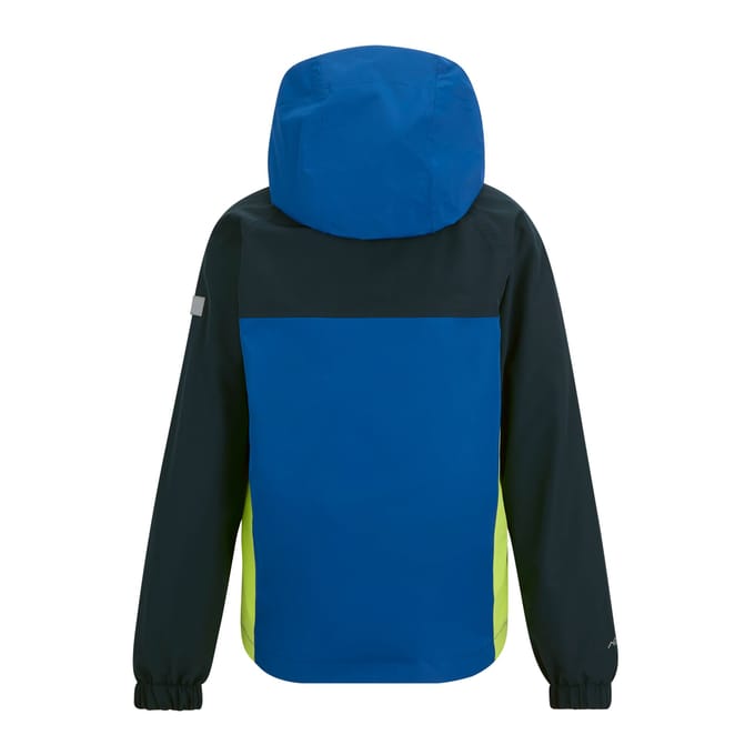 Regatta Hanleigh Waterdichte Jas voor Kinderen/Kinderen (Olympisch Blauw/Scherp Groen)