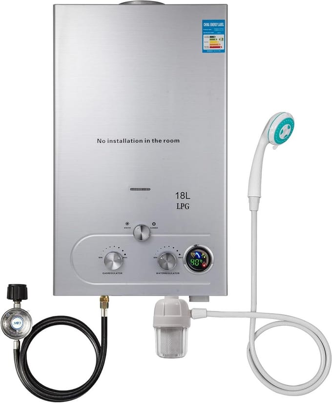 Efficiënte Gas Waterverwarmer 18 LPM - 36KW - Direct Hete Douche