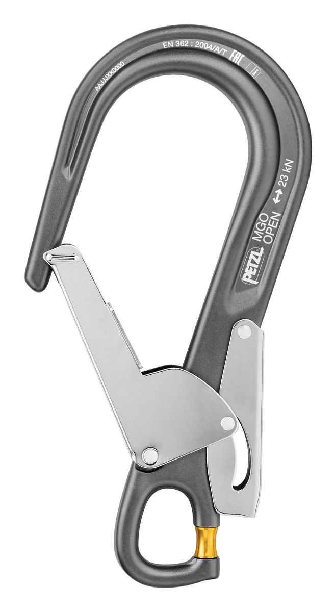 PETZL MGO OPEN 110 Automatic – Directionele connector 23 KN