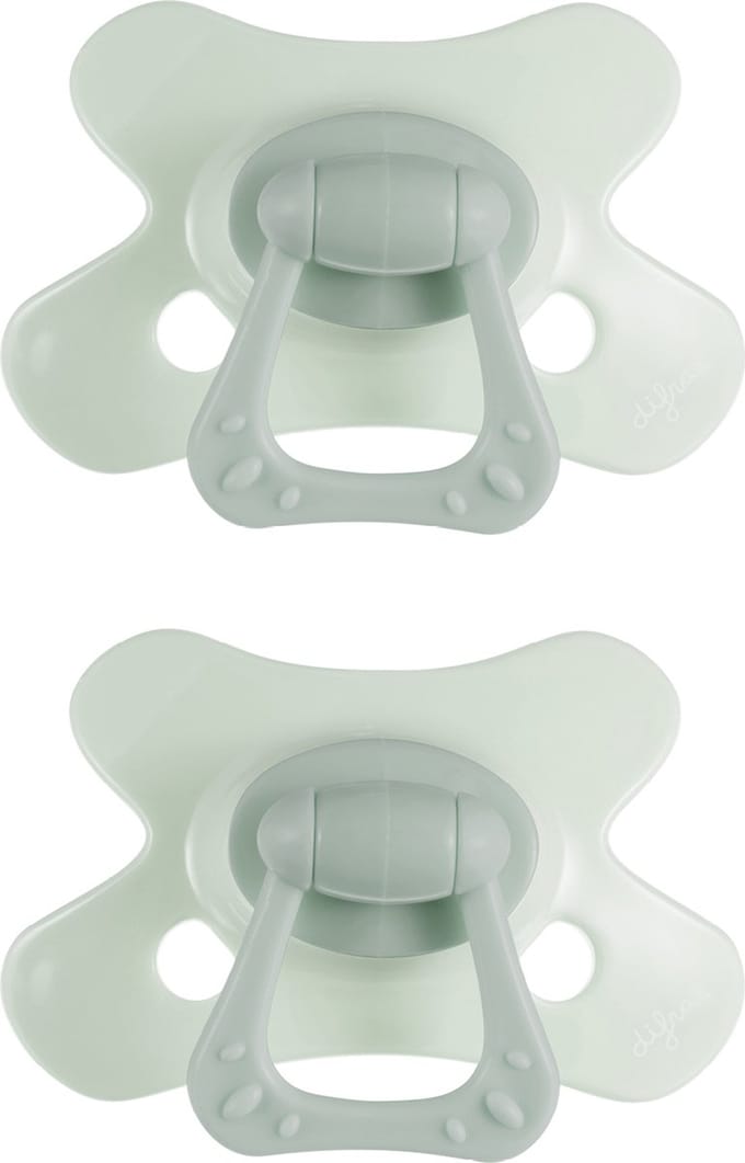 Difrax Fopspeen Natural - 18+ Maanden - Lichtgroen - 2 Stuks