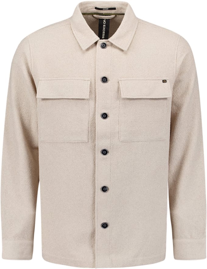No Excess Overshirt Full Button Stretch Kit Größe: S | Casual hemden Outlet | Herren