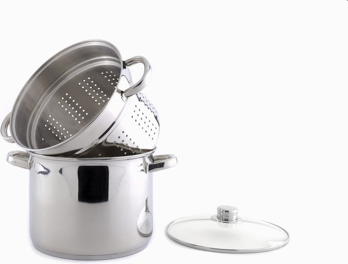 Haute Cuisine - Pastakoker 24 cm - Inox - 8 L