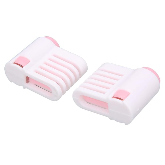 2 Stuks Multifunctionele DIY Taart Brood Snijder Snijgeleider Tool Thuis Keuken Accessoire(Wit en Roze white