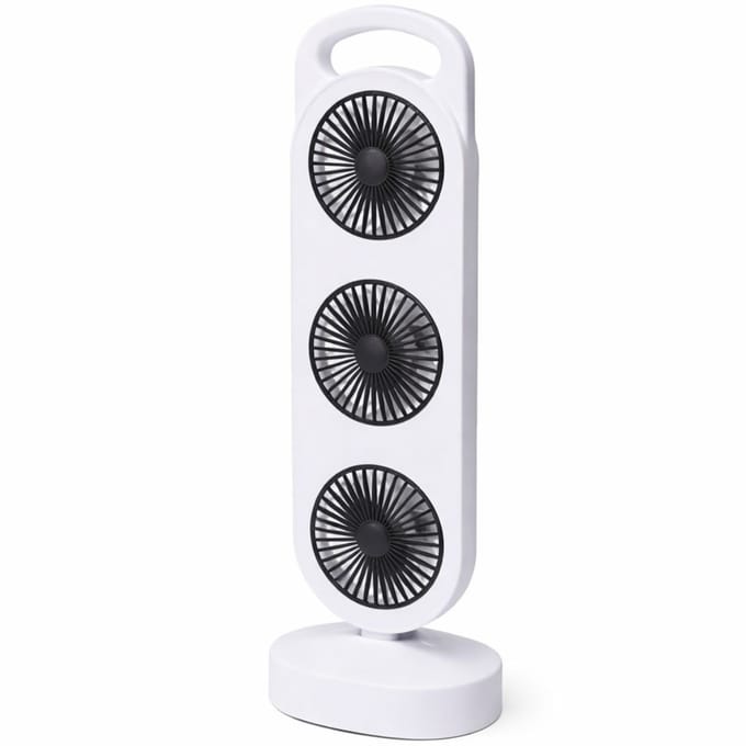 Tafelventilator USB Oplaadbaar – 3 Snelheden – Kolom Ventilator Bureau