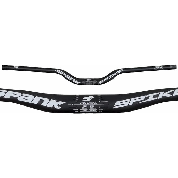Spank Spike 800 Race Handlebar Ø31,8mm, shotpeen black Rise 30mm