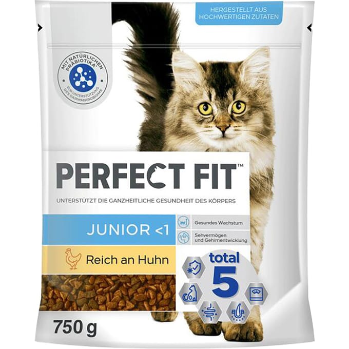 Perfect Fit Junior - Kattenbrokken - Kip - 750 g