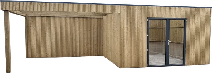 Solid Tuinhuis - Superia Vertico Nazaré - Vuren - Geïmpregneerd - 811,6x304,6x240,5cm