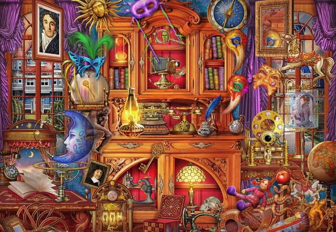 Bluebird Puzzle legpuzzel Old Storage Room 1000 stukjes multicolor.
