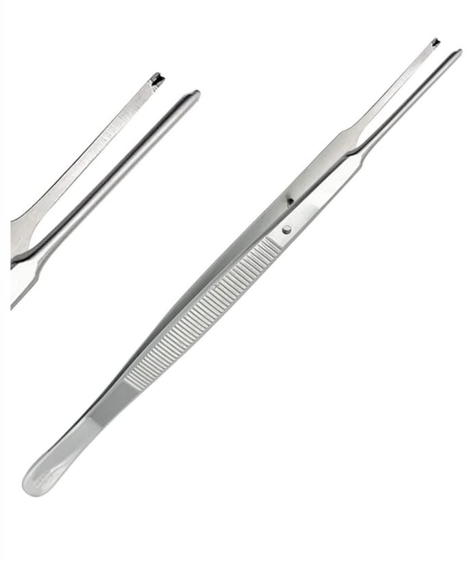 Belux Surgical Instruments / Gerald Dissecting pincet 1x2 17.5cm rvs