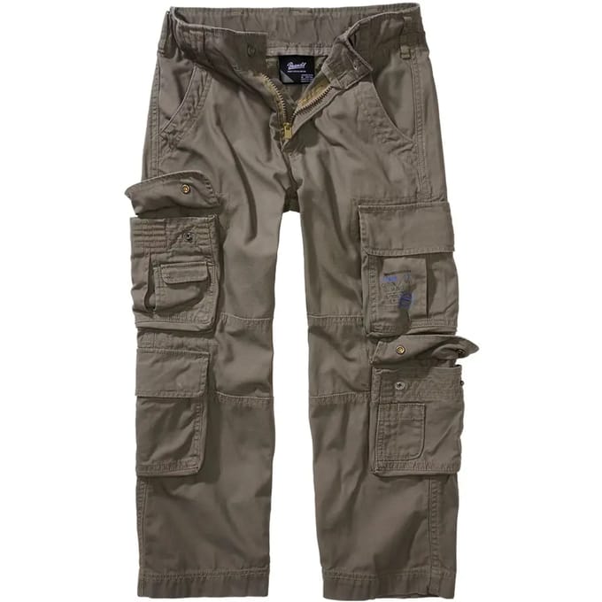 Brandit - Pure Kinder Cargobroek - Kids 122/128 - Groen